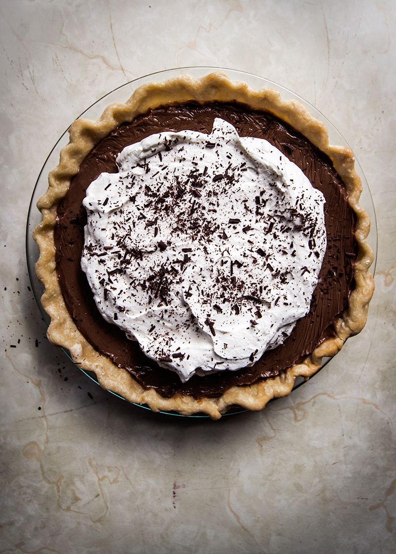 My mom, Ellendean, would occasionally surprise me with this creamy chocolate pie when I came home from school, then watch as I devoured a quarter of it while watching "M*A*S*H" reruns. <em>—Former Saveur editor, Keith Pandolfi</em> Get the recipe for <a href="https://www.saveur.com/article/recipes/chocolate-pudding-pie/">Chocolate Pudding Pie</a>