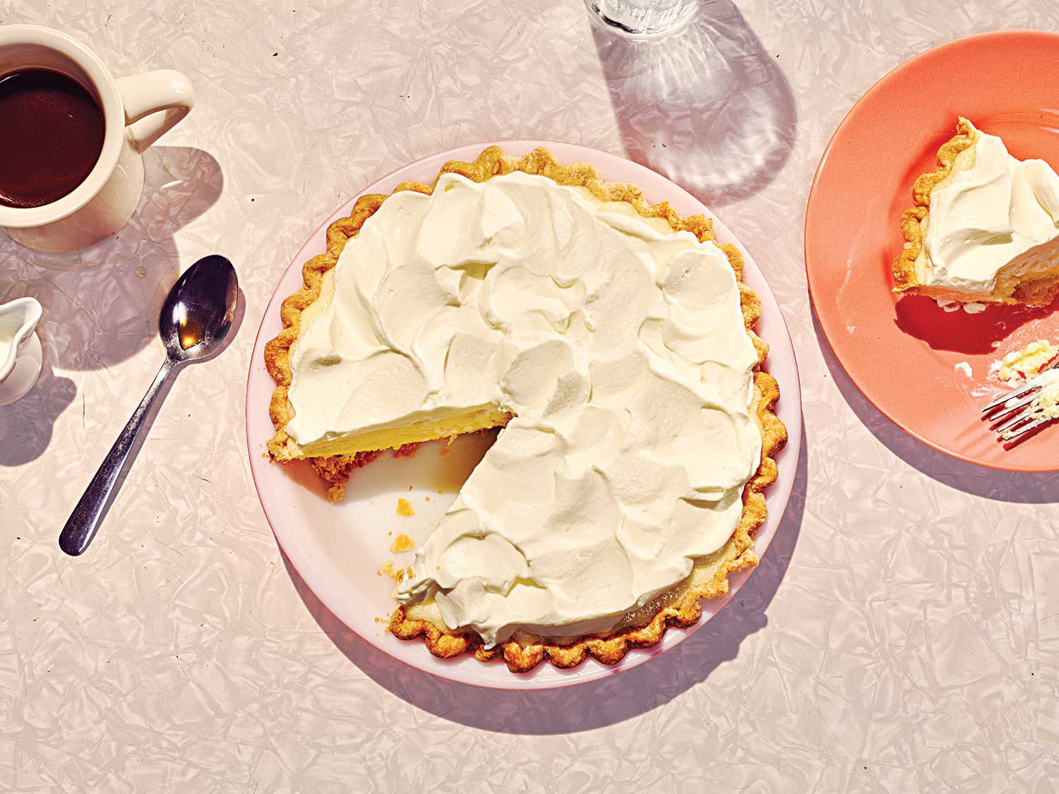 Retro and mousse-like, lemon chiffon pie is a diner classic. Just don't call it meringue. Get the recipe for <a href="https://www.saveur.com/lemon-chiffon-pie-recipe/">Lemon Chiffon Pie</a>