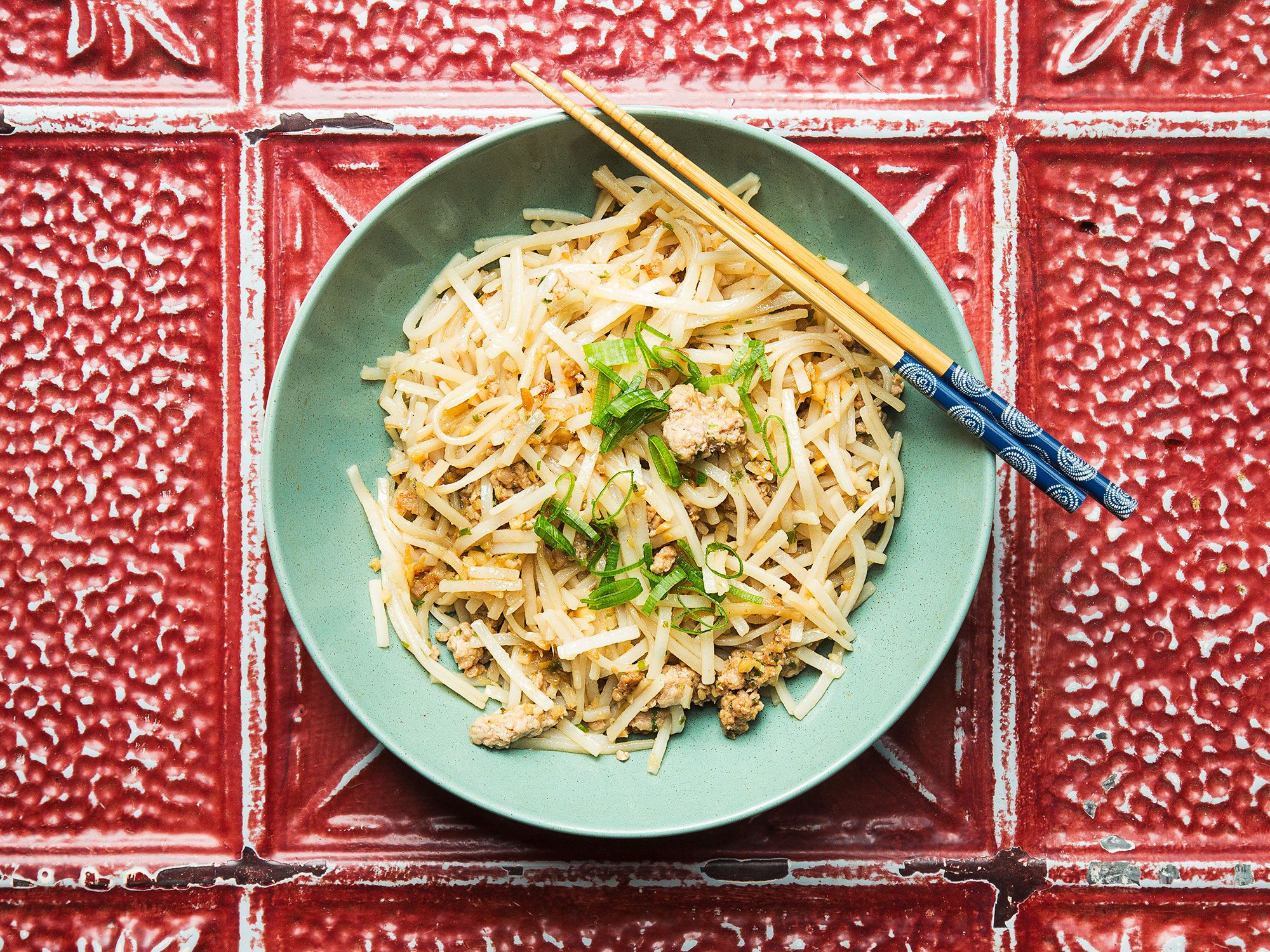Any Chinese noodle—rice, wheat, flat, thin, or broad—can be used in this simple stir-fry from author Francis Lam; it's one of his favorite breakfast dishes. Get the recipe for <a href="http://www.saveur.com/article/recipes/stir-fried-breakfast-noodles">Stir-Fried Breakfast Noodles</a>