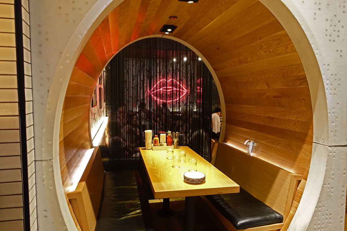 Booth at Black Tap