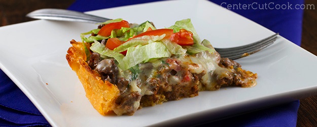 Taco Pie with Queso Blanco