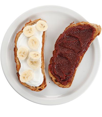 This sweet sandwich from Tartine Bakery & Café in San Francisco, is pressed and griddled to melt the creamy banana, cheese, and quince filling and toast the bread. Get the recipe for <a href="https://www.saveur.com/article/Recipes/Fromage-Blanc-Banana-Membrillo-Sandwich/">Fromage Blanc, Banana, and Membrillo Sandwich</a>