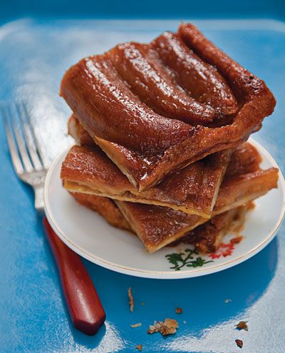 Try using tart, apple-like Manzano bananas for this delicious take on the classic French dessert, which is traditionally made with apples. Get the recipe for <a href="https://www.saveur.com/article/Recipes/Banana-Tarte-Tatin/">Banana Tarte Tatin</a>