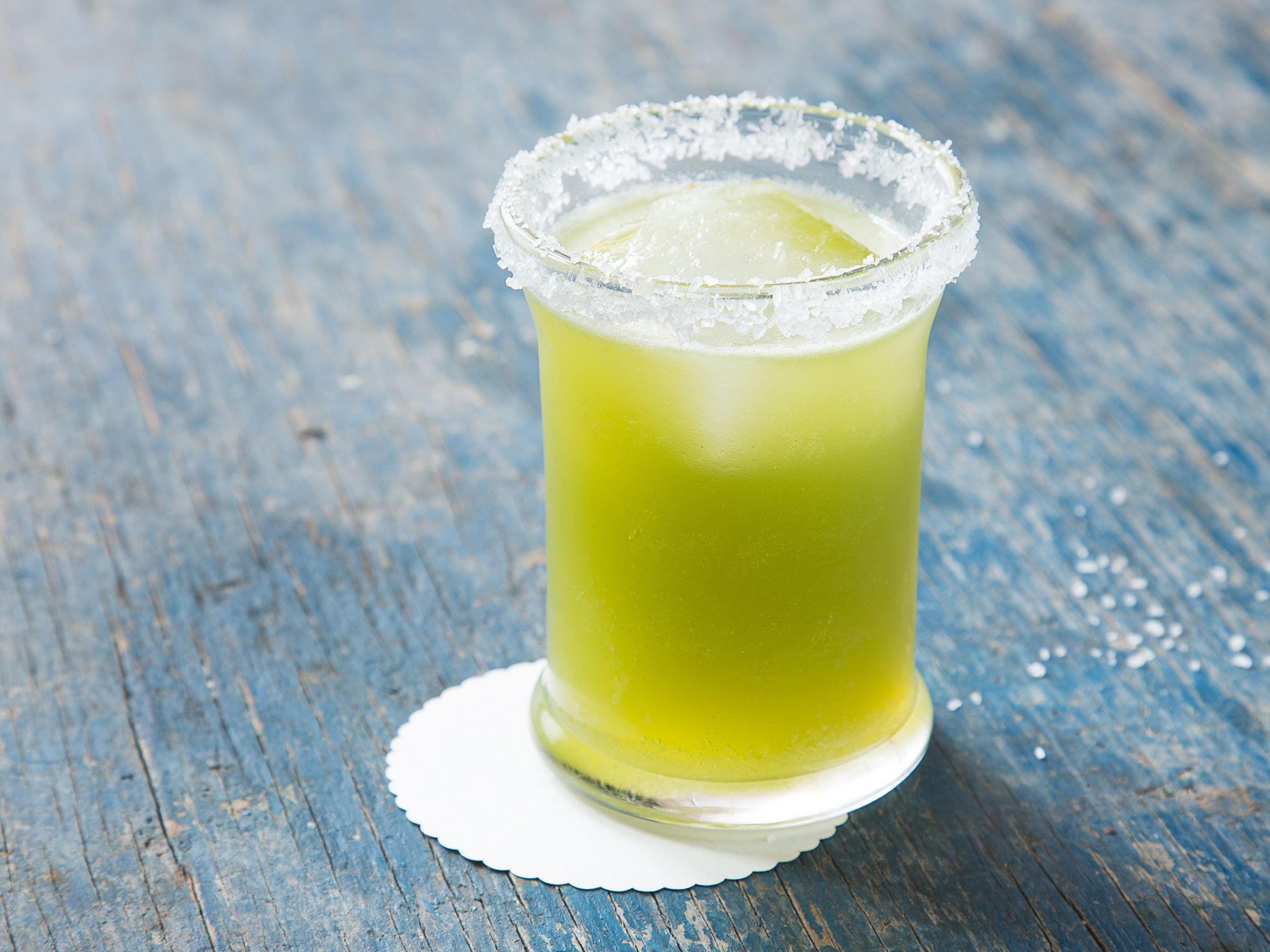 A spicy ginger kick and the subtle, unmistakably grassy sweetness of kale elevates this vegetal variation on the margarita, from the New York City bar The Wayland. Get the recipe for <a href="https://www.saveur.com/article/Recipes/Garden-Variety-Margarita/">The Garden Variety Margarita</a>
