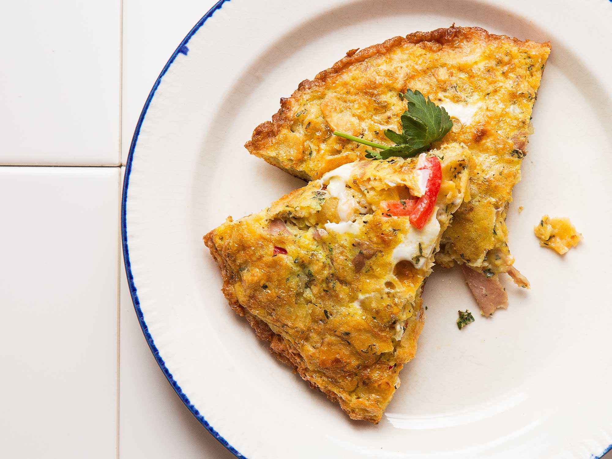 Renowned Spanish chef Ferran Adrià's tortilla española relies on potato chips instead of the usual thinly sliced potatoes. <a href="https://www.saveur.com/article/Recipes/Classic-Spanish-Potato-Frittata/">Get the recipe for Tortilla Española with Potato Chips »</a>