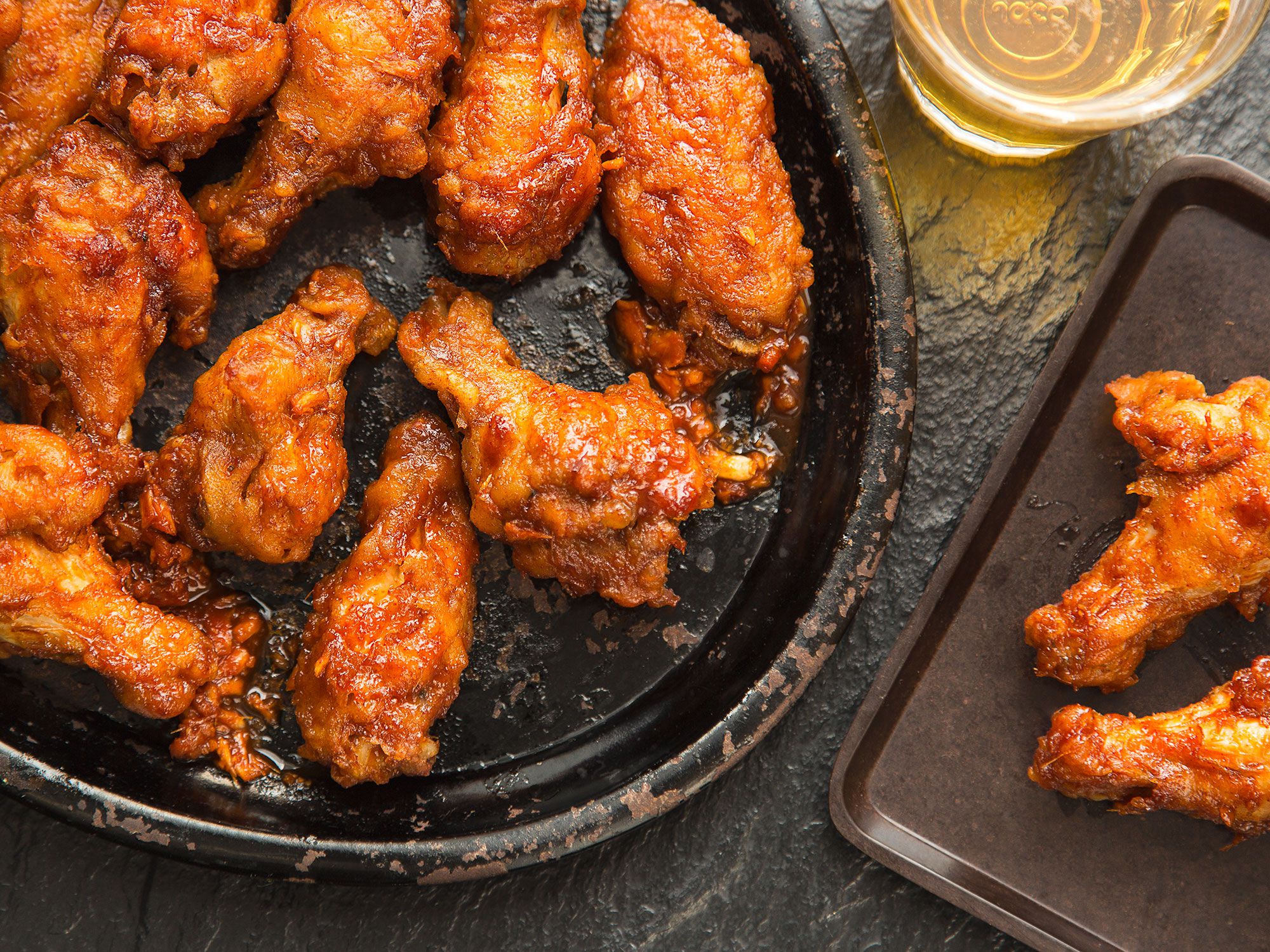 Double-frying is the secret to achieving the delicate, crackly crust on these sweet-sour-salty-spicy-perfect Korean chicken wings. Get the recipe for <a href="https://www.saveur.com/article/Recipes/Korean-Fried-Chicken-Recipe">Korean Fried Chicken</a>