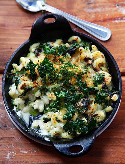 This savory casserole is studded with spinach, topped with feta cheese, and infused with a hint of cinnamon. Get the recipe for <a href="https://www.saveur.com/article/Recipes/Greek-Mac-and-Cheese/">Greek Mac and Cheese</a>