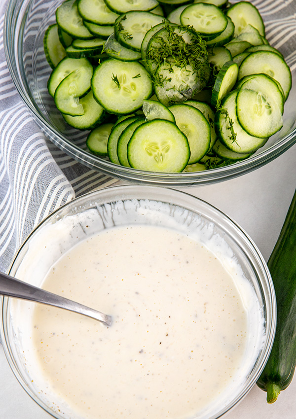 creamy cucumber salad 3