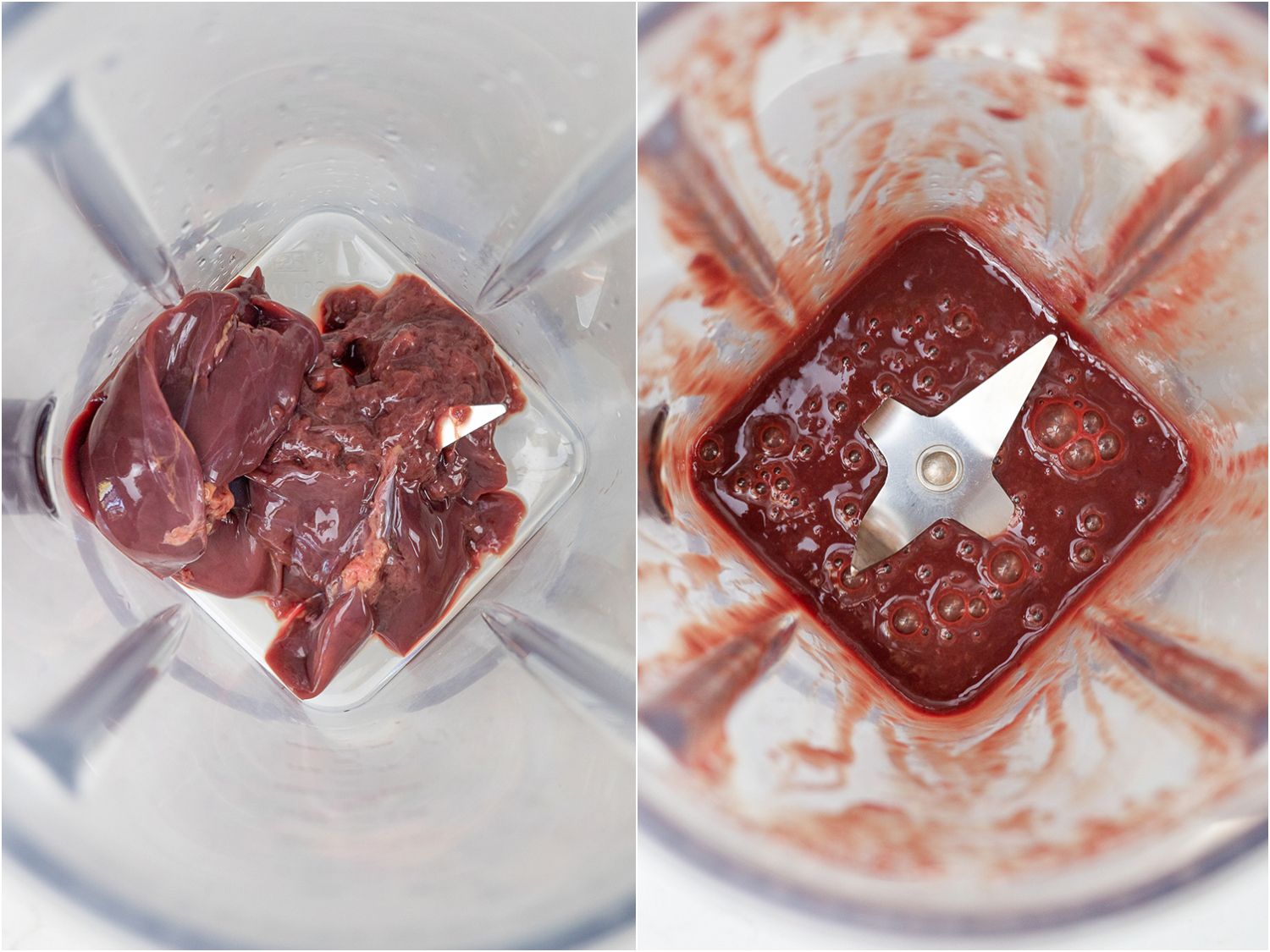 pureeing chicken livers