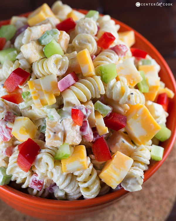 Cheddar pasta salad 3