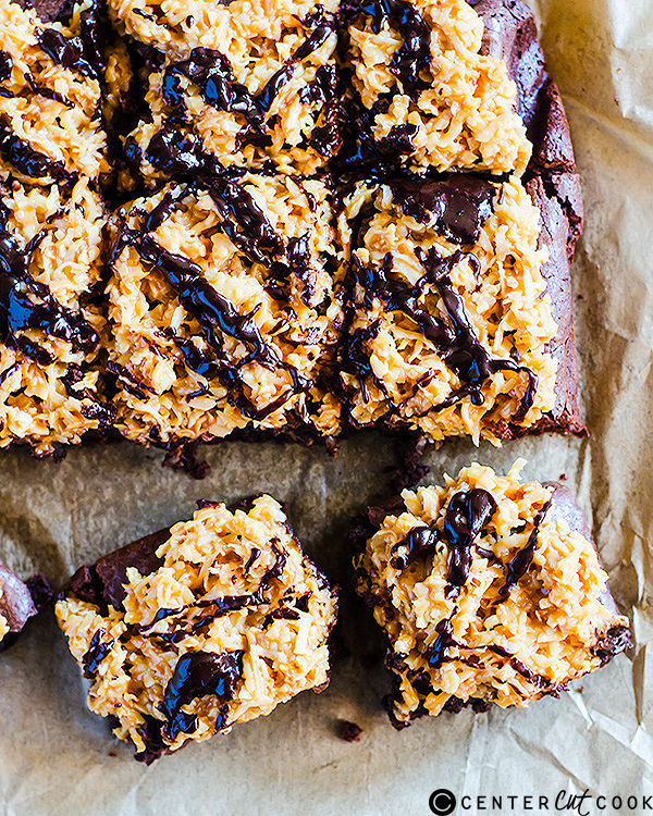 fudgy samoa brownies 2