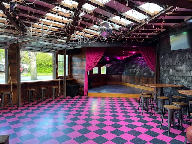 The stage. The stage.