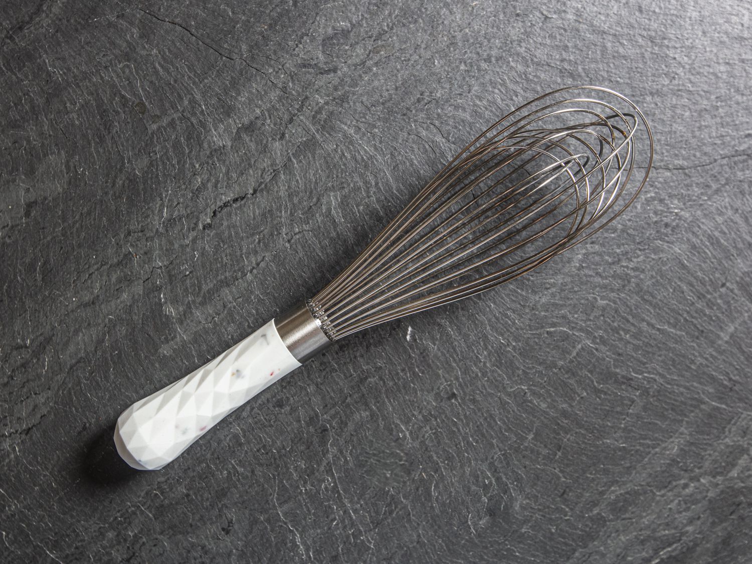 the GIR balloon whisk on a slate gray surface