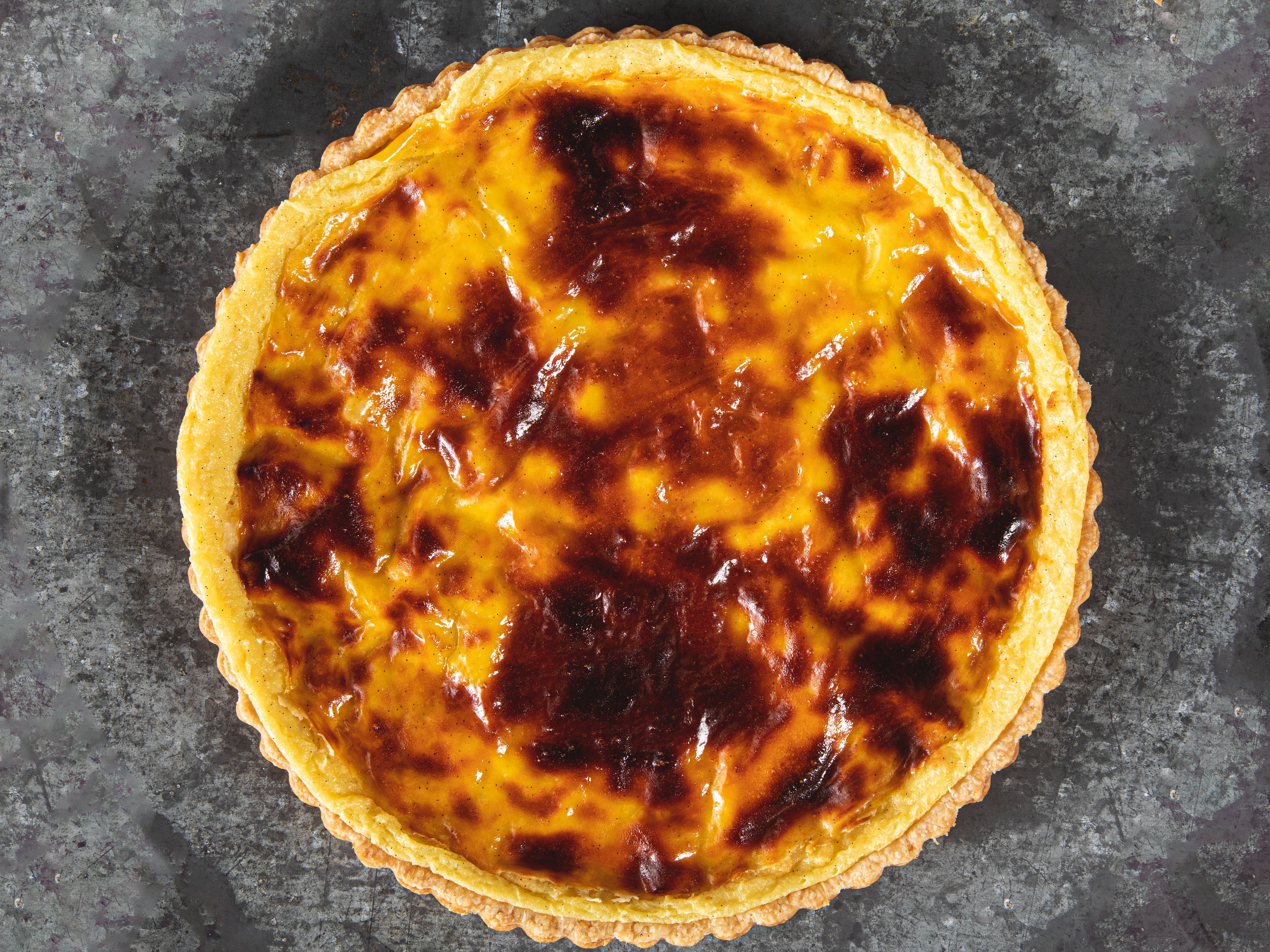 Finished Flan Pâtissier