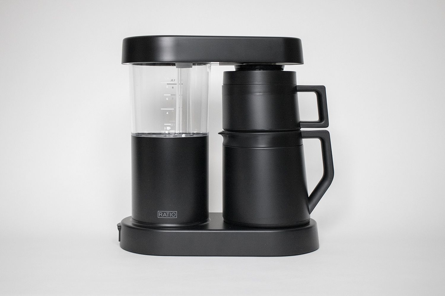 The Ratio Six coffee maker against a white background