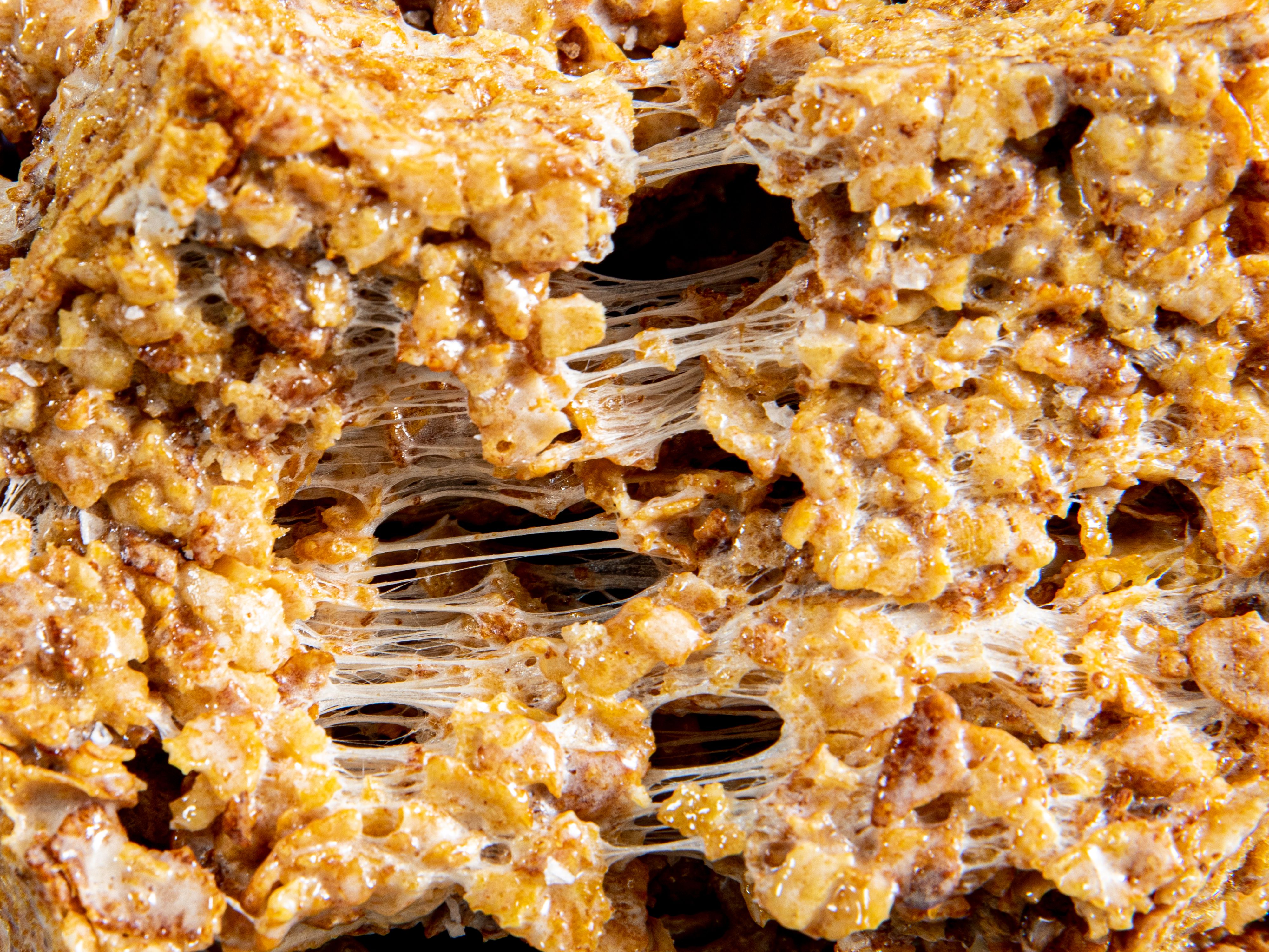 Close up of cornflake crispies