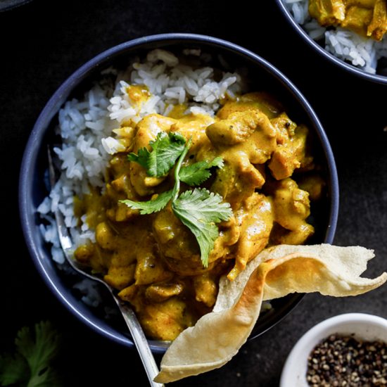 Chicken korma curry