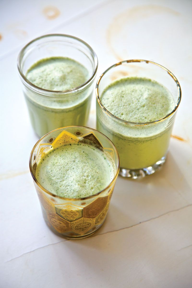 Cumin and other savory spices combine with mint, cilantro, and chile to flavor this Bangladeshi yogurt drink. Get the recipe for <a href="https://www.saveur.com/article/recipes/burhani-bangladeshi-spiced-yogurt-drink/">Burhani (Bangladeshi Spiced Yogurt Drink)</a>