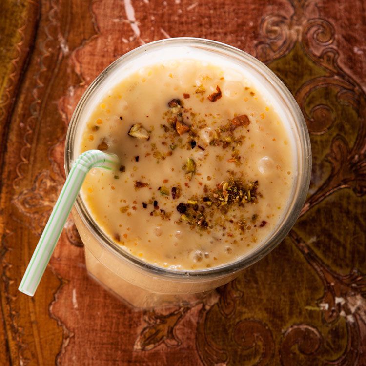 Use the ripest, sweetest, smoothest mangos you can find, such as Champagne or Haitian varieties, for this creamy and refreshing yogurt-enriched fruit shake. Get the recipe for <a href="http://www.saveur.com/article/Recipes/Classic-Mango-Lassi">Mango Lassi (Indian Mango Yogurt Drink)</a>