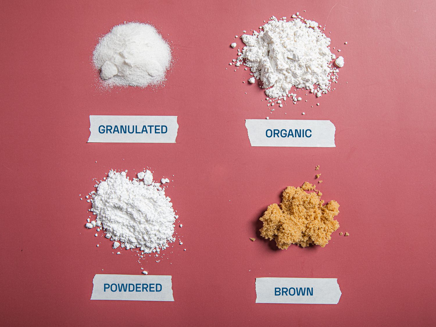 Options for sweetening whipped cream